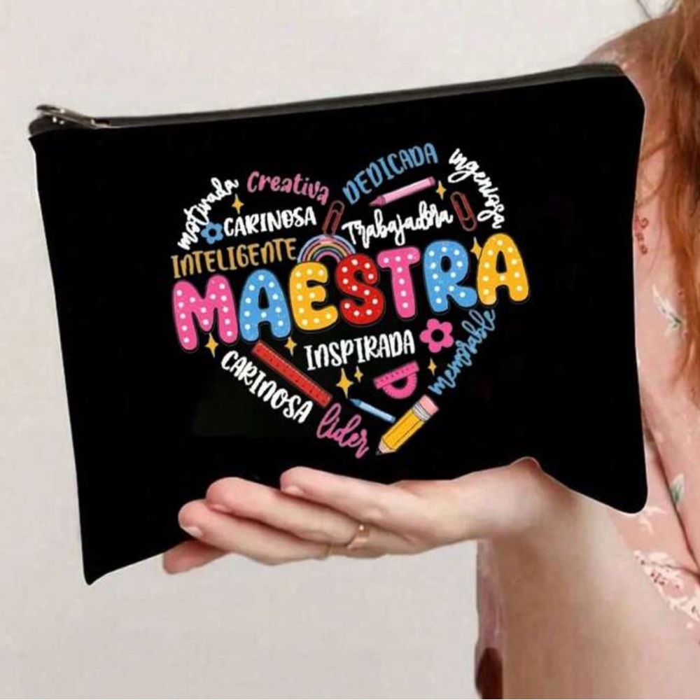 Maestra Black cosmetic Bag